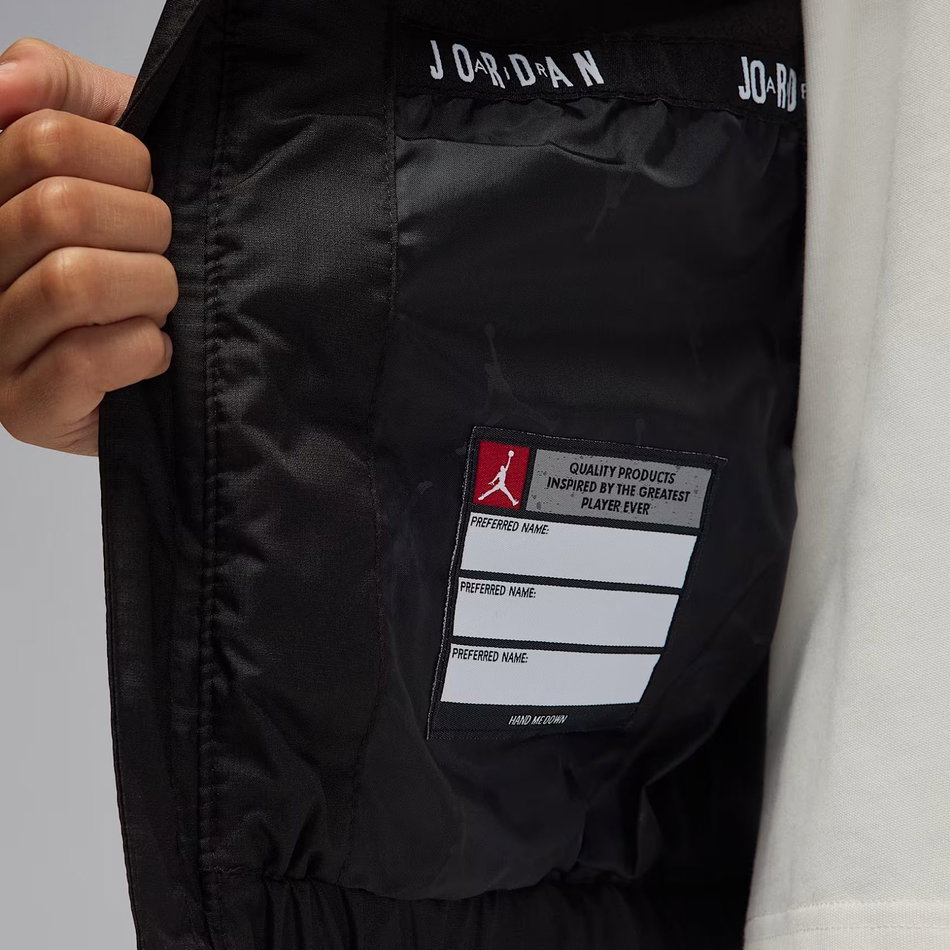Jordan Puffer Filled Vest Çocuk Siyah Yelek