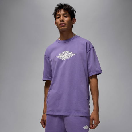 JORDAN - Jordan Rare Air 85 SS Crew Erkek Mor Tişört