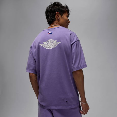 JORDAN - Jordan Rare Air 85 SS Crew Erkek Mor Tişört (1)