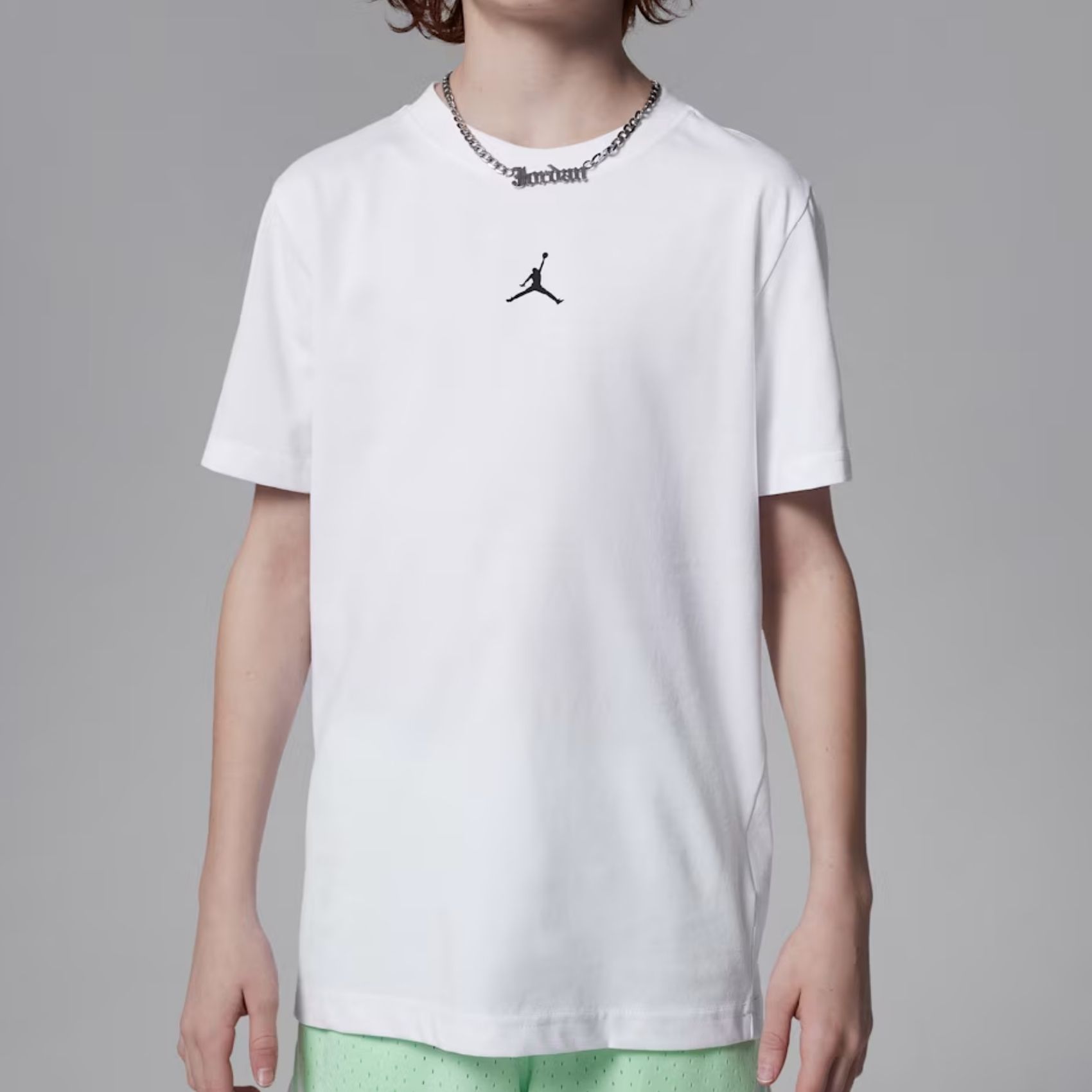 Nike Jordan Sport Core Ss Tee Çocuk Beyaz Tişört 95D618-001