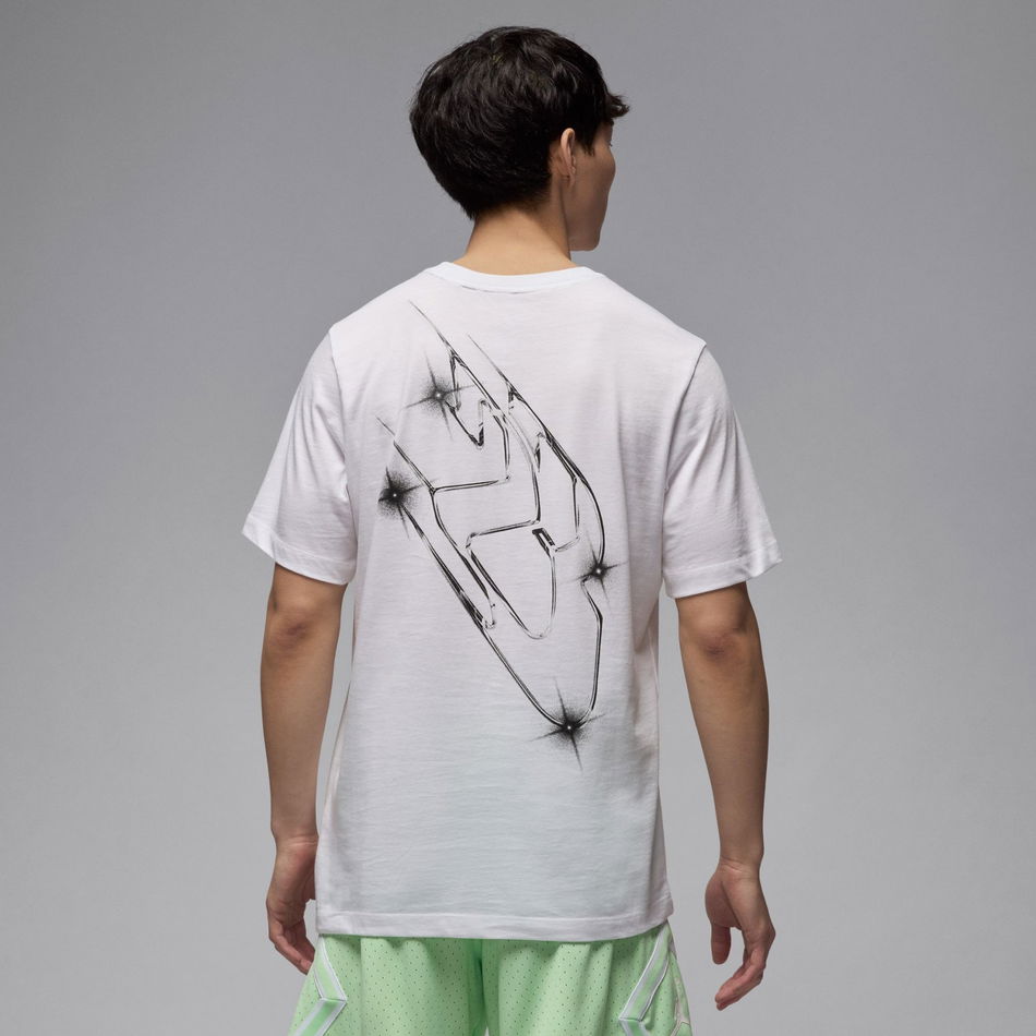 Jordan Sport Dri-FIT 23 SS Crew Erkek Beyaz Tişört