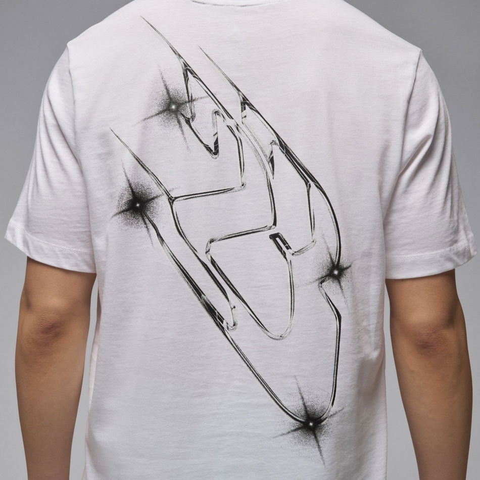 Jordan Sport Dri-FIT 23 SS Crew Erkek Beyaz Tişört