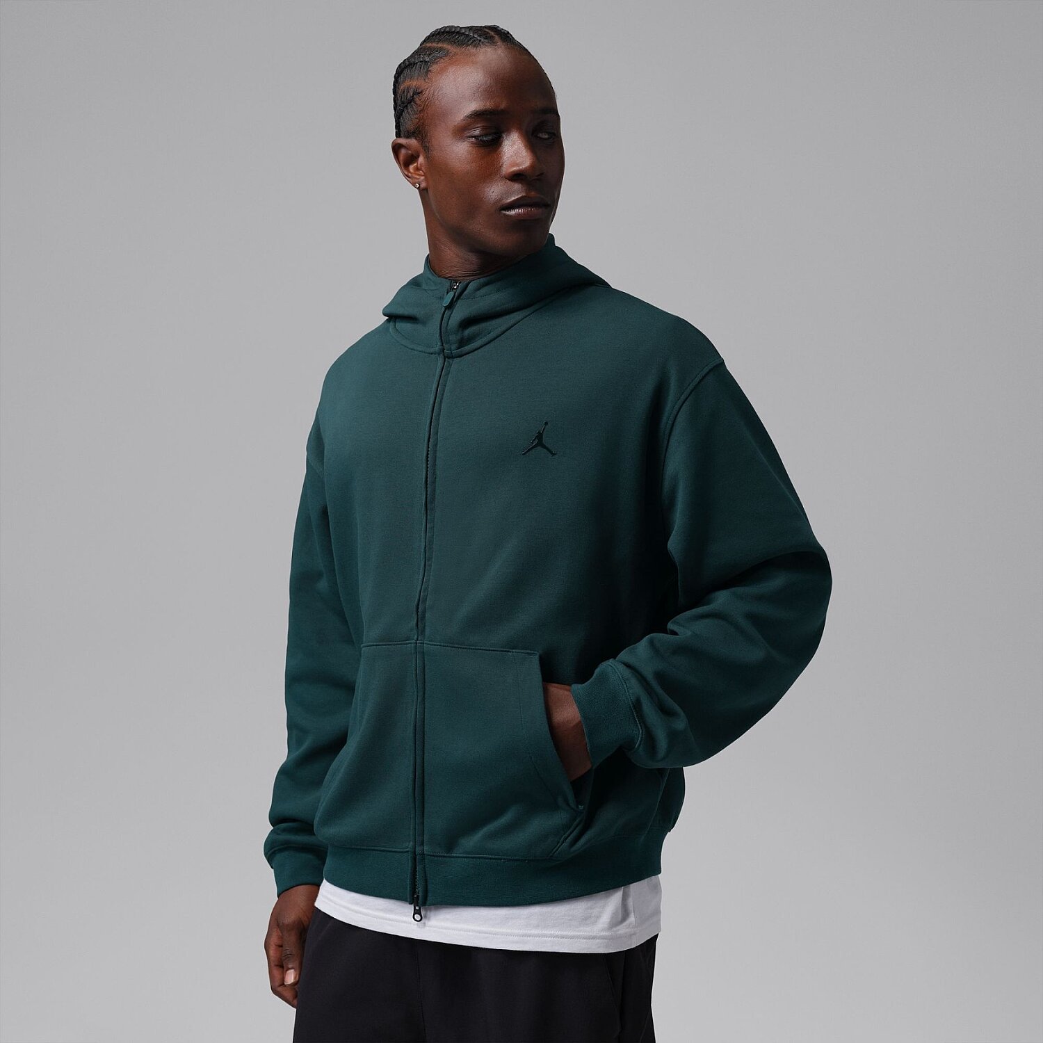 Мужской свитшот Jordan Sport Hoop Dri-FIT Fleece Fz Hoodie