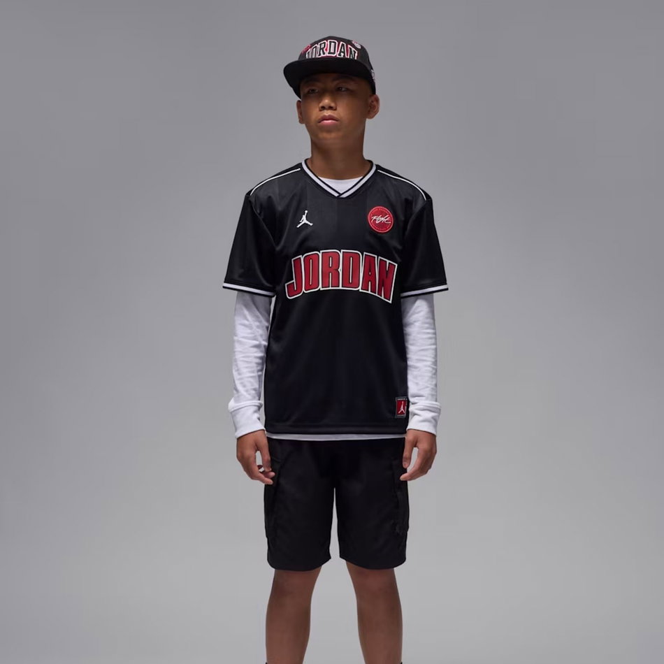 Jordan Sport Jersey Çocuk Siyah Tişört
