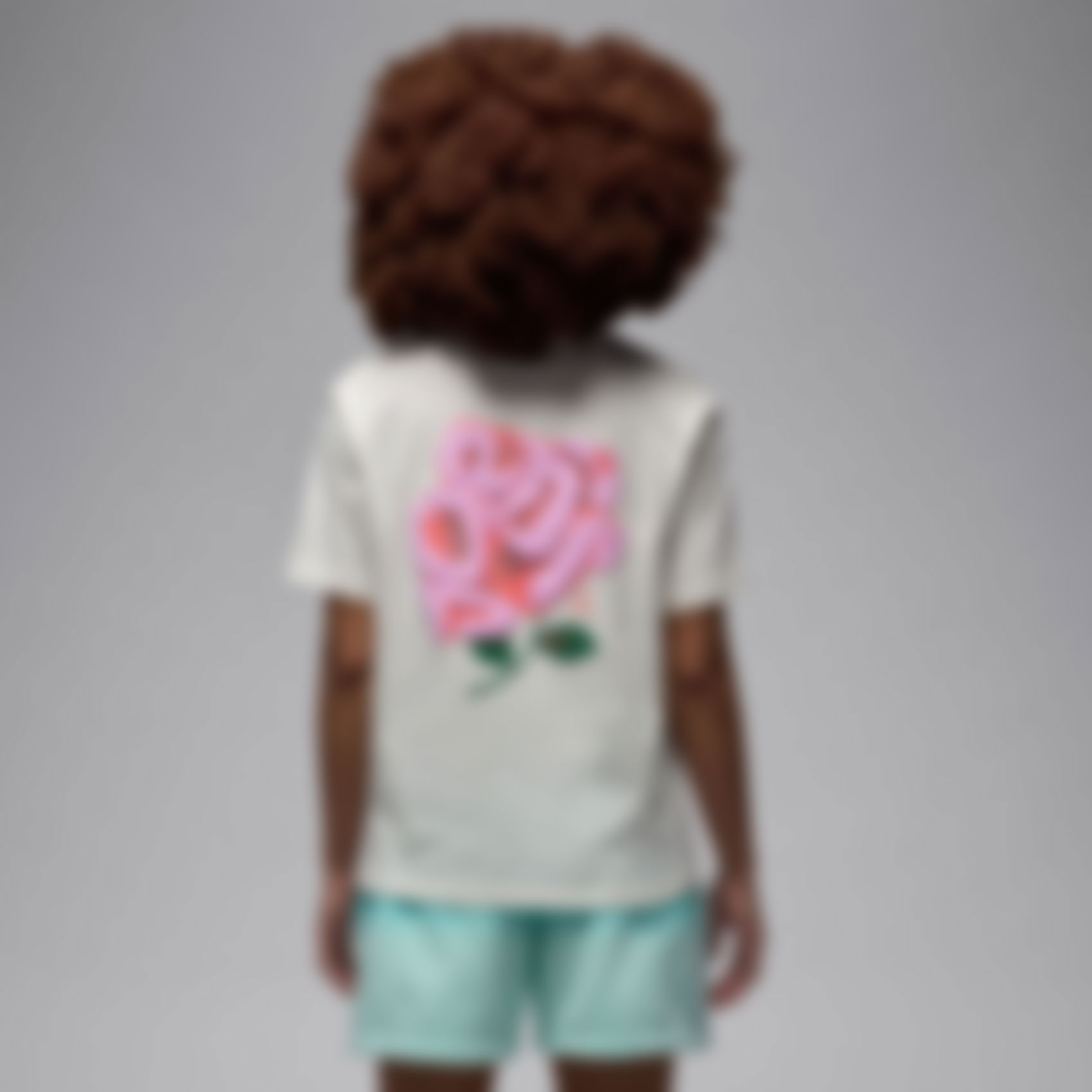 JORDAN - Jordan SS GF GFX Tee Rose Kadın Bej Tişört