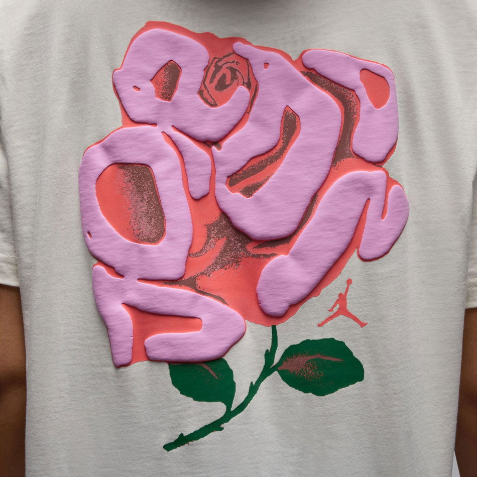 Jordan SS GF GFX Tee Rose Kadın Bej Tişört