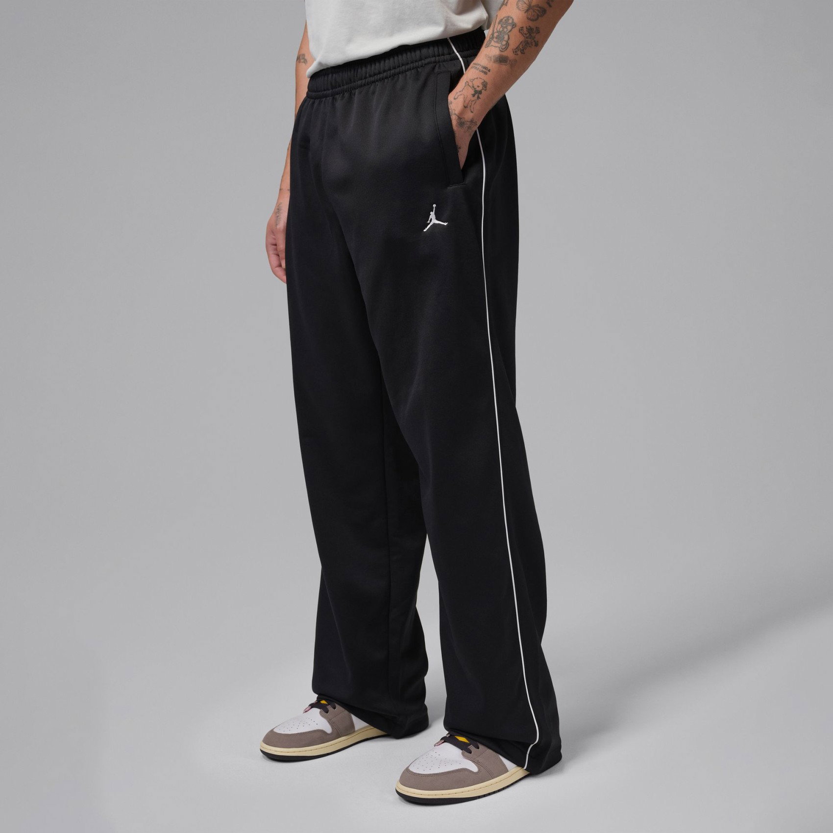 Nike Jordan Tricot Track Suit Pant Erkek Siyah Eşofman Altı IO0747-010
