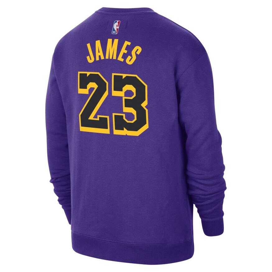 Los Angeles Lakers Fleece Crew Erkek Sweatshirt