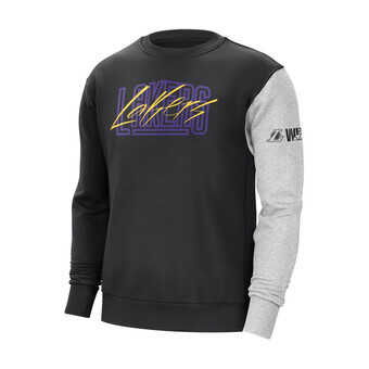 Los Angeles Lakers Fleece Crew Erkek Sweatshirt