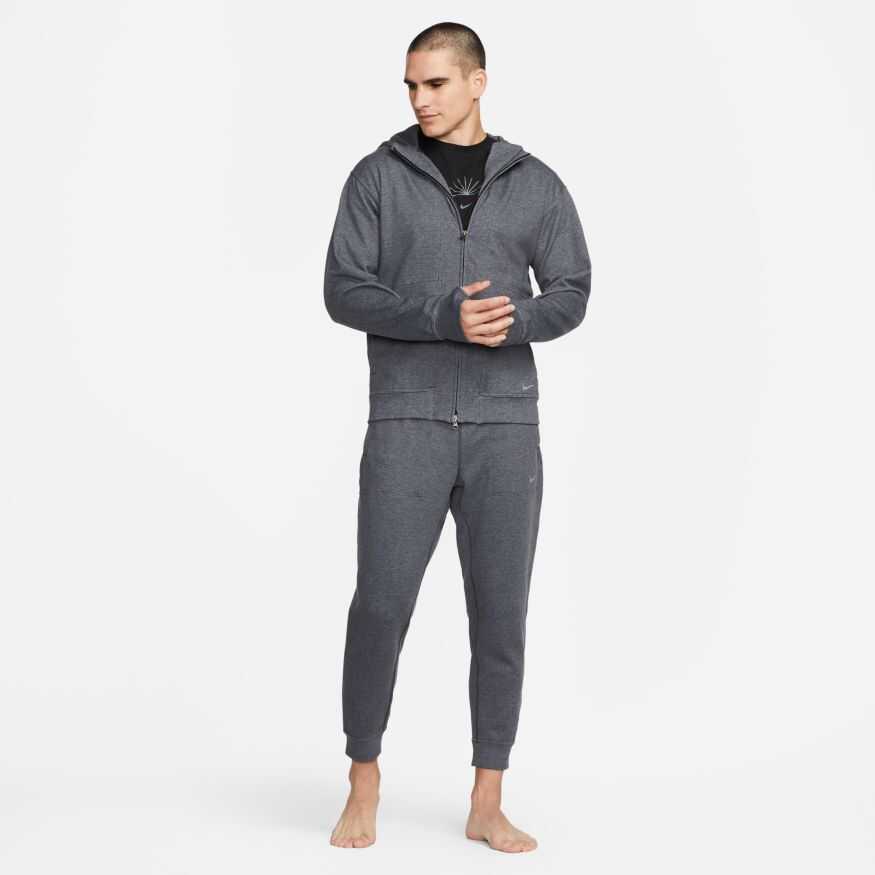 Mens Nike Yoga Dri Fit Hoodie Fz Restore Erkek Sweatshirt