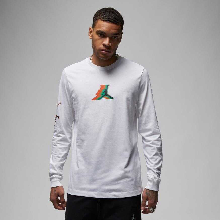 MJ Brand Long-Sleeve Crew Erkek Sweatshirt