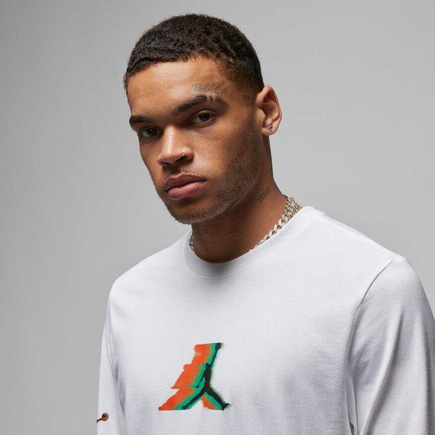 MJ Brand Long-Sleeve Crew Erkek Sweatshirt