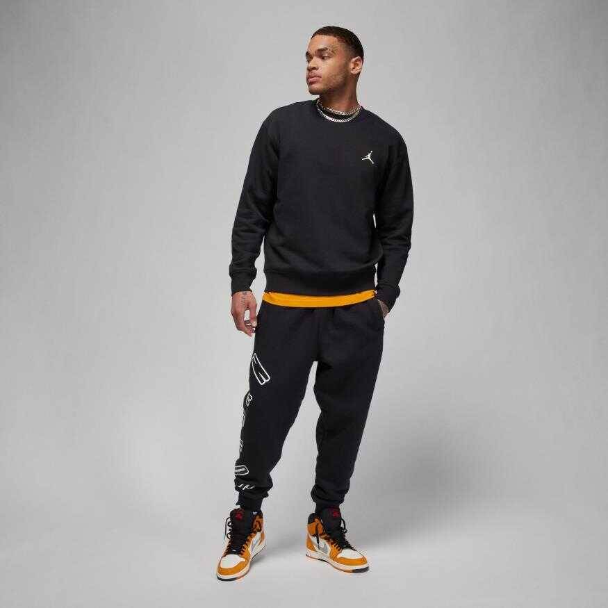 MJ Flight Mvp Graphic Fleece Crew Erkek Sweatshirt