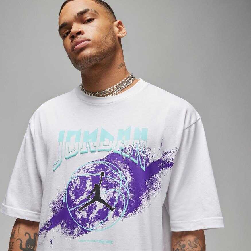 MJ Graphic Short-Sleeve Crew Erkek Tişört