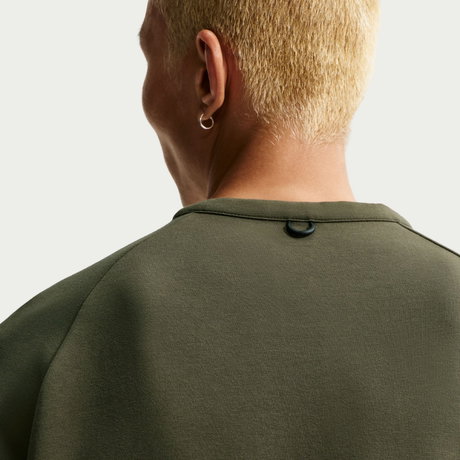 NIKE - 24.7 ImpossiblySoft Dri-FIT Crew Erkek Yeşil Sweatshirt (1)
