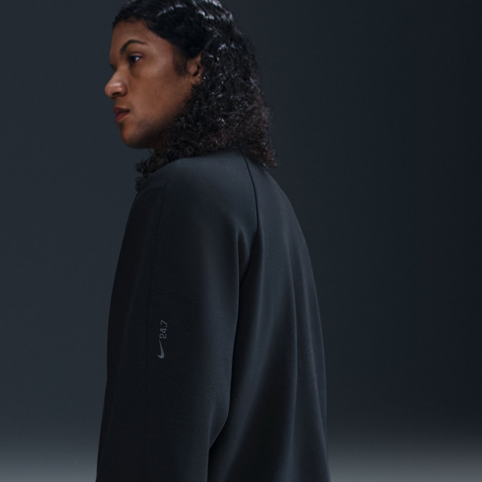 24.7 ImpossiblySoft Dri-FIT HZ Erkek Siyah Sweatshirt