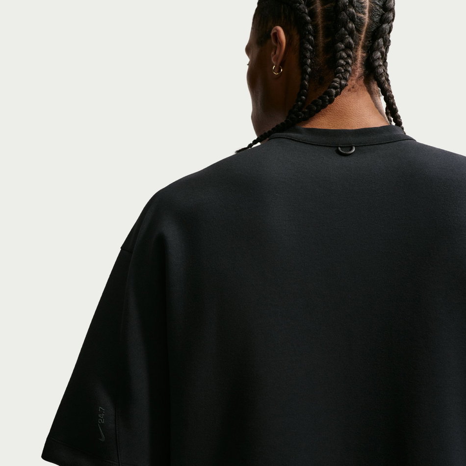 24.7 ImpossiblySoft Dri-FIT Is Ss Top Erkek Siyah Tişört