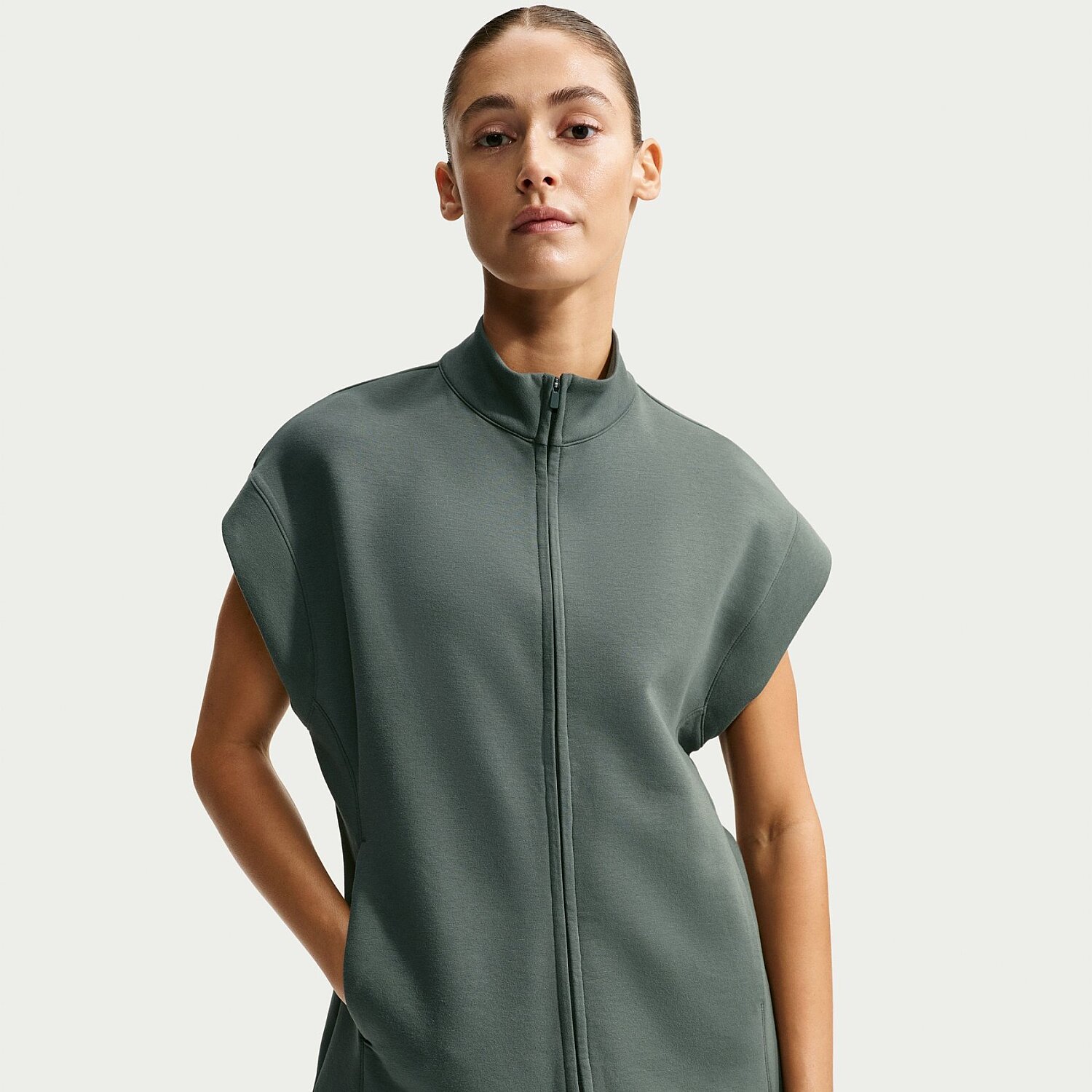 Женские Nike 24.7 ImpossiblySoft Dri-FIT Ls Fz Tunic Tunik