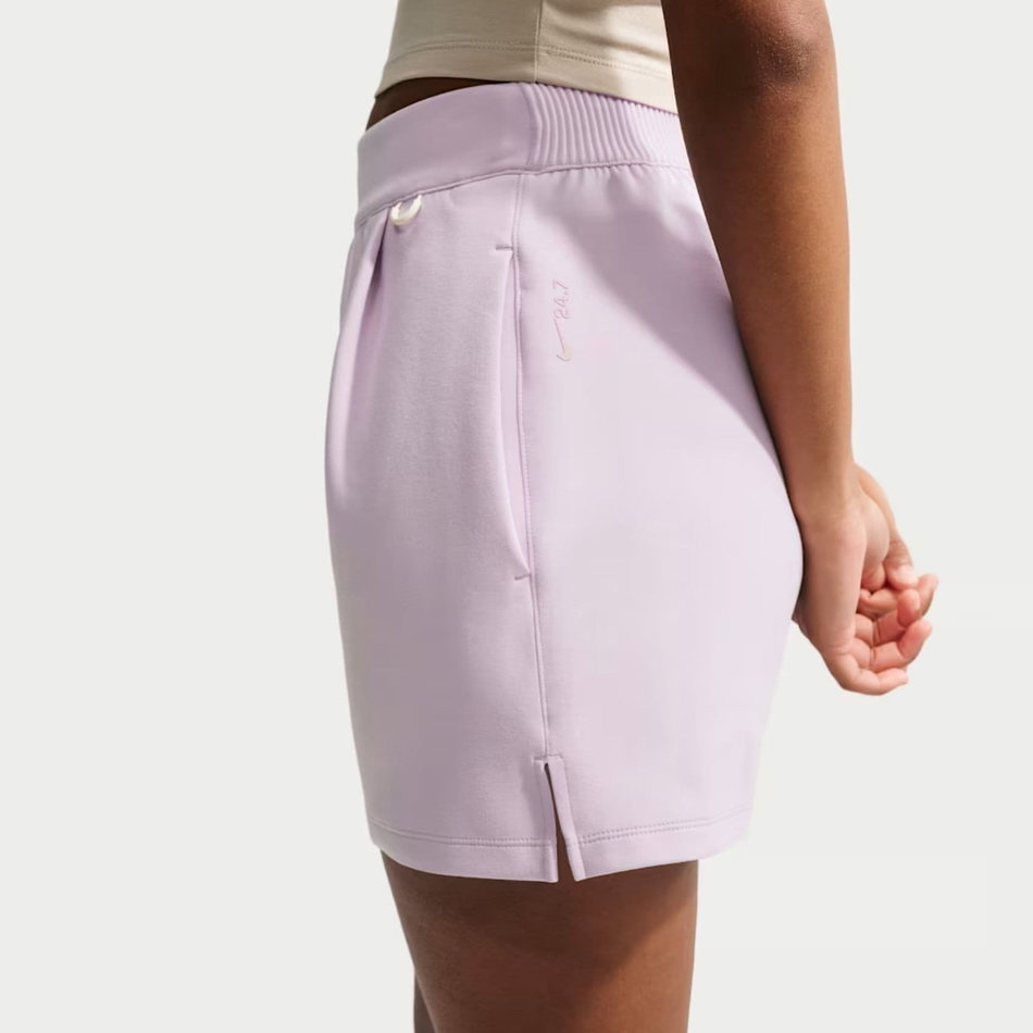 24.7 ImpossiblySoft Dri-FIT Soft Knit Short Kadın Lila Şort