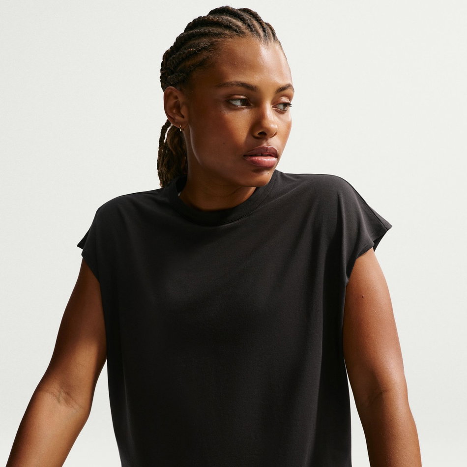 24.7 ImpossiblySoft Mesh Tank Knit Kadın Siyah Atlet