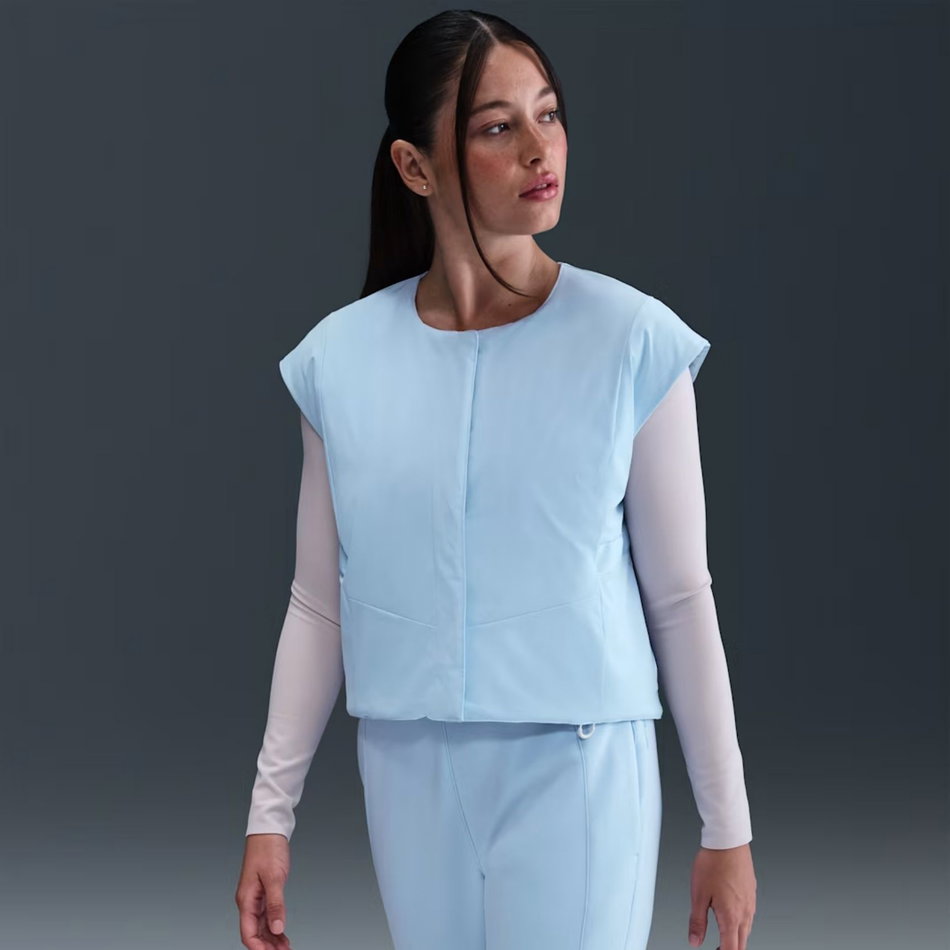 24.7 PerfectStretch Therma-FIT Woven Kadın Mavi Yelek