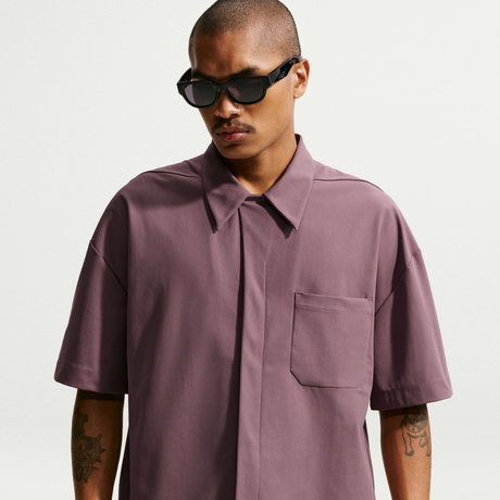 NIKE - 24.7 PerfectStretch UV Button-Up Ss Shirt Erkek Gömlek