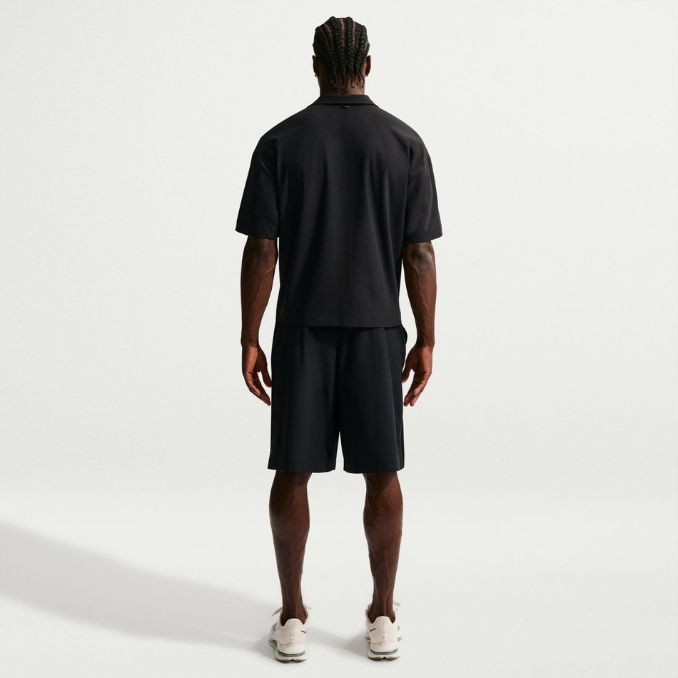 24.7 PerfectStretch UV Button-Up Ss Shirt Erkek Siyah Gömlek