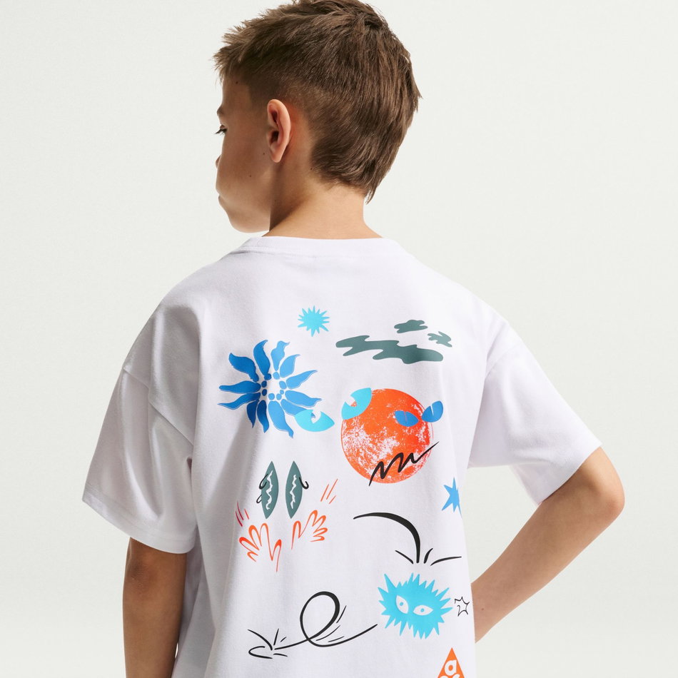 ACG Dri-FIT Tee Max90 Spooky Çocuk Beyaz Tişört