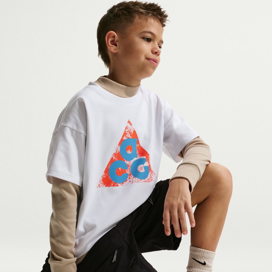 ACG Dri-FIT Tee Max90 Spooky Çocuk Beyaz Tişört