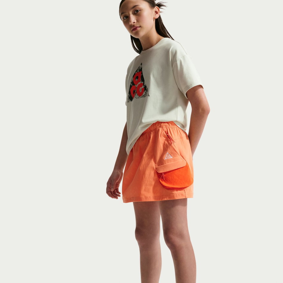 ACG Skort Çocuk Turuncu Şort Etek