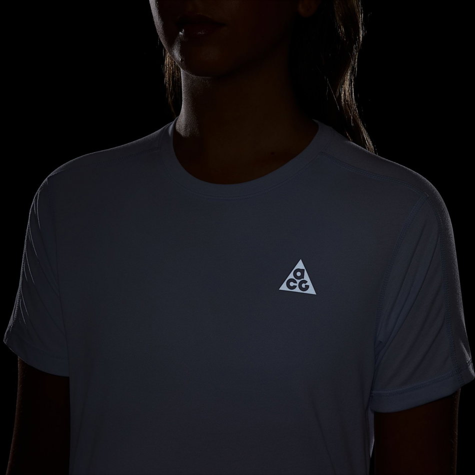 ACG Trail Dri-FIT Ss Top Kadın Mavi Tişört