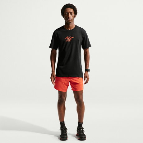 NIKE - AeroSwift Dri-FIT Gfx Tee Erkek Siyah Tişört (1)