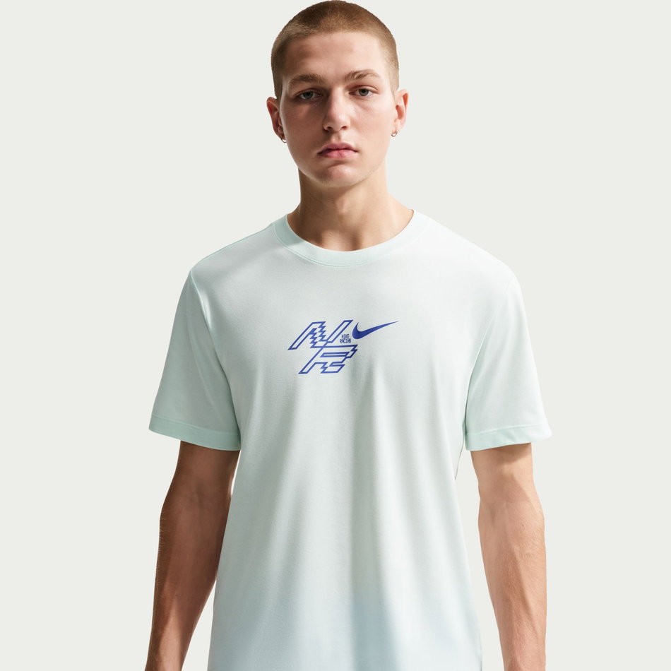 AeroSwift Dri-FIT Gfx Tee Erkek Yeşil Tişört