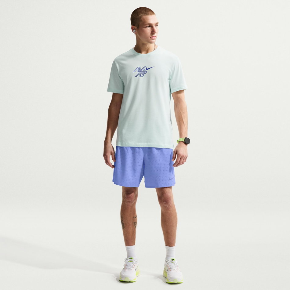 AeroSwift Dri-FIT Gfx Tee Erkek Yeşil Tişört