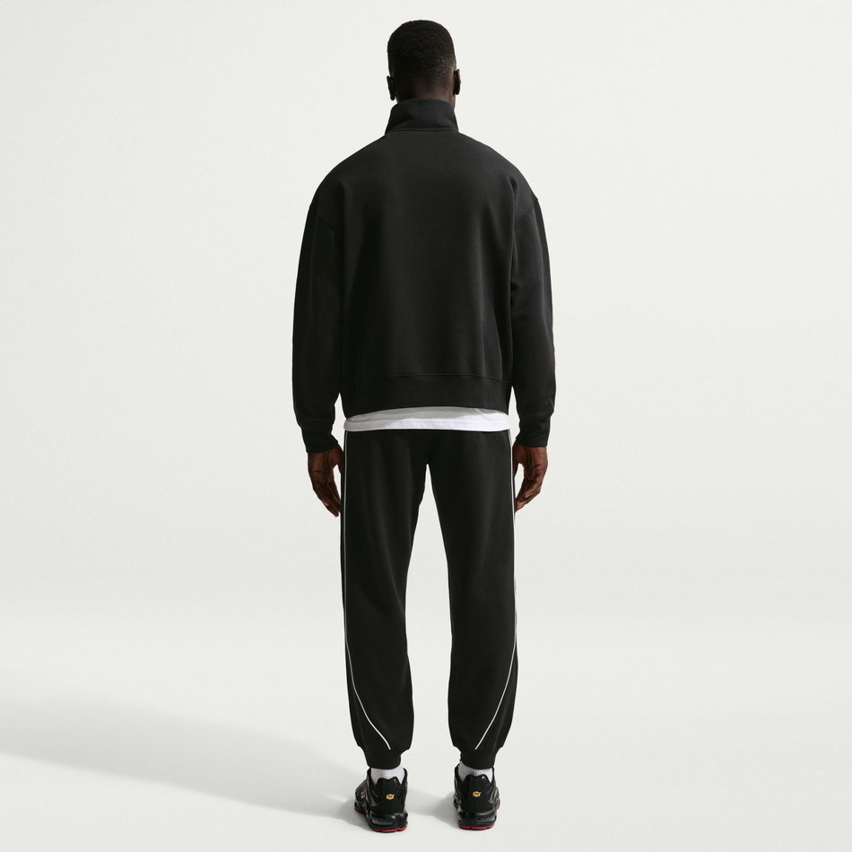 Air Bb Fleece Qz Erkek Siyah Sweatshirt