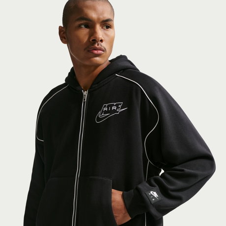 NIKE - Air Fleece FZ Hoodie Siyah Sweatshirt