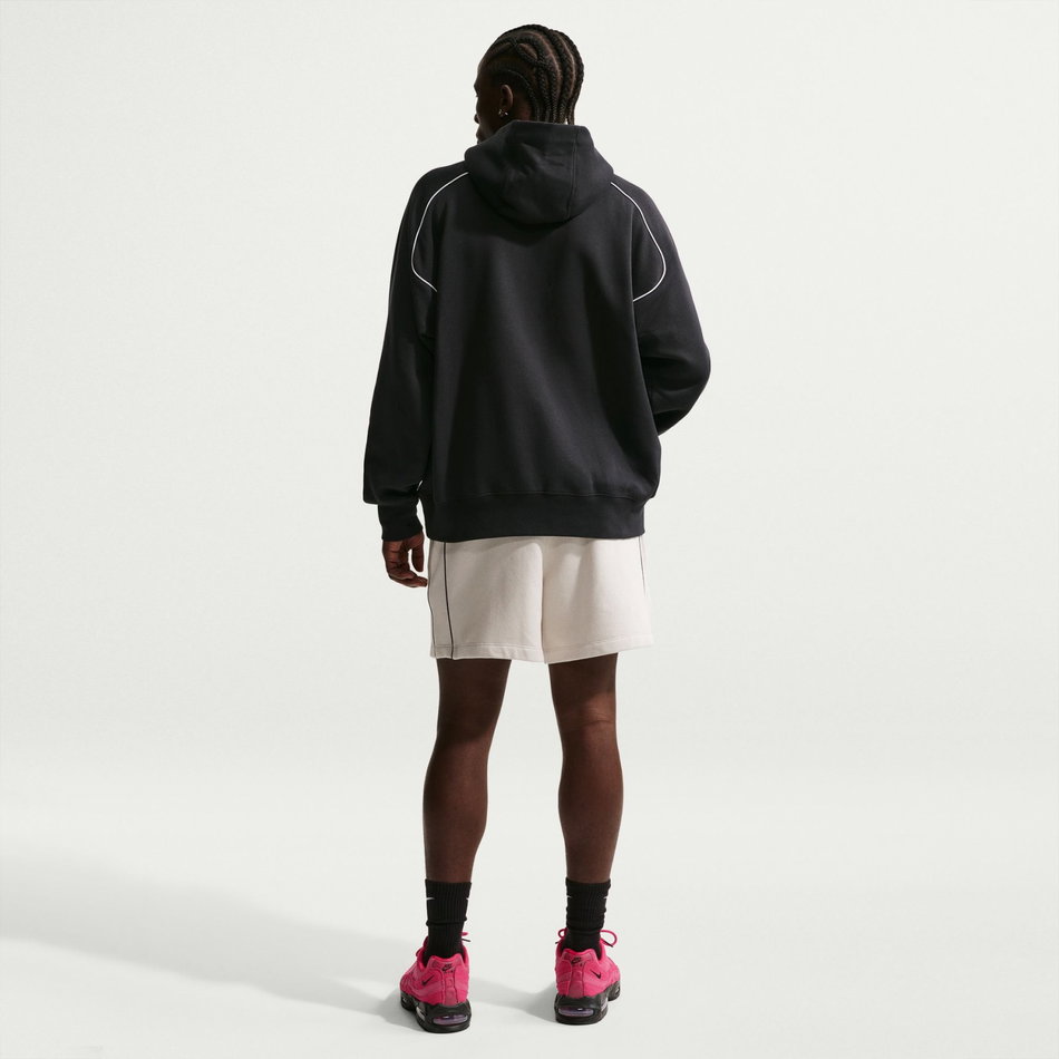 Air Fleece Pullover Hoodie Erkek Siyah Sweatshirt