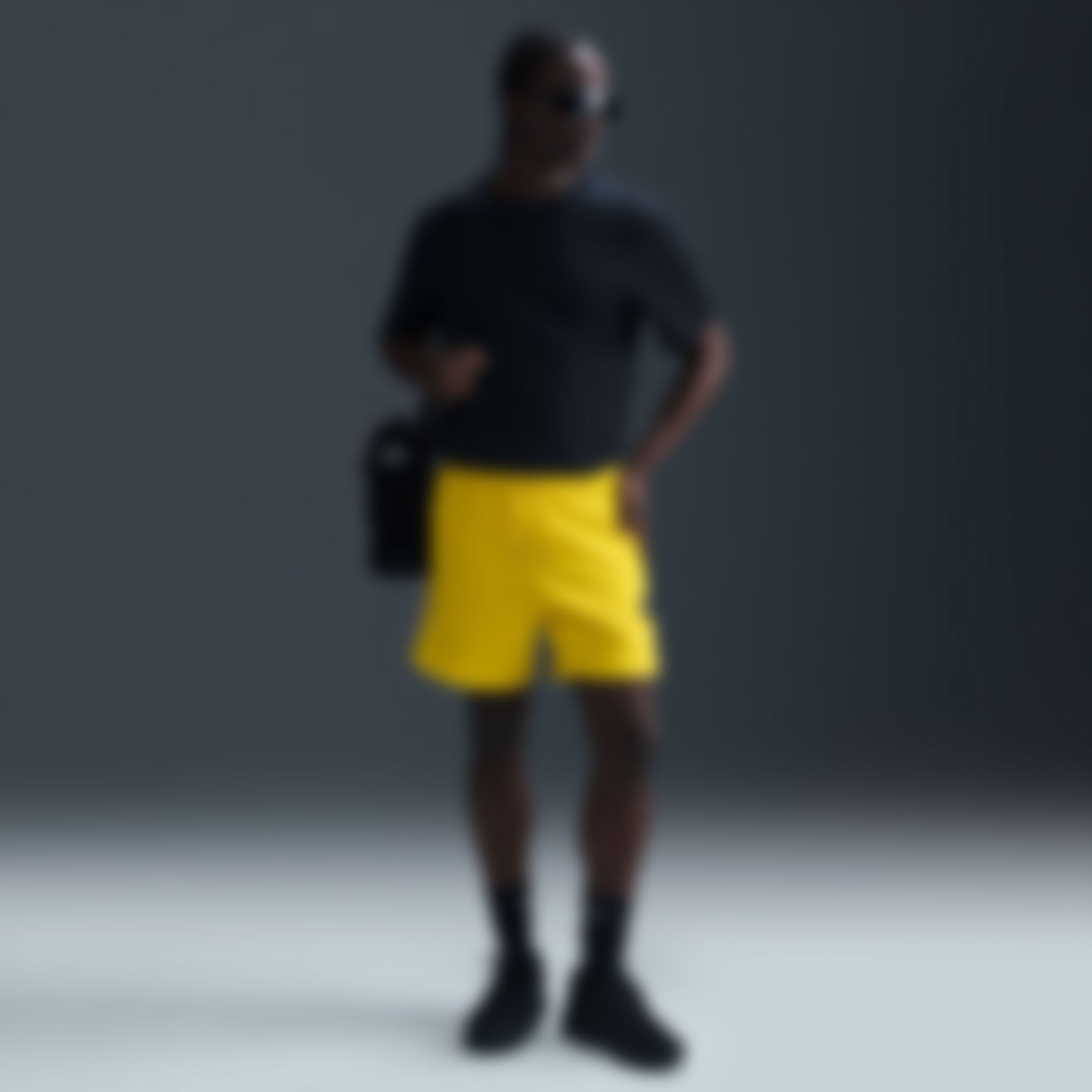 NIKE - Air Fleece Short BFT Erkek Sarı Şort