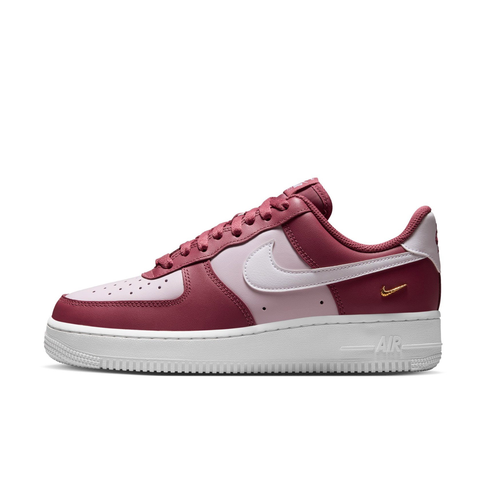 NIKE - Air Force 1 '07 Low Kadın Bordo Sneaker Ayakkabı