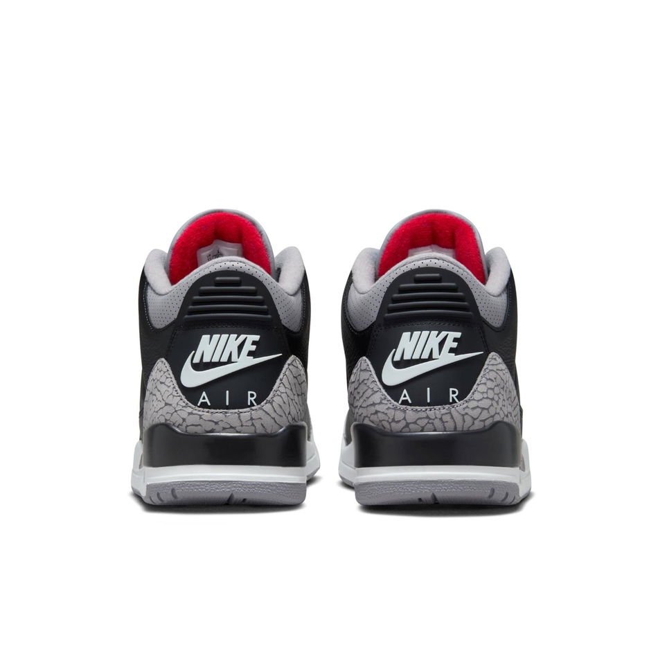 Air Jordan 3 Retro 'Black Cement' Erkek Basketbol Ayakkabısı