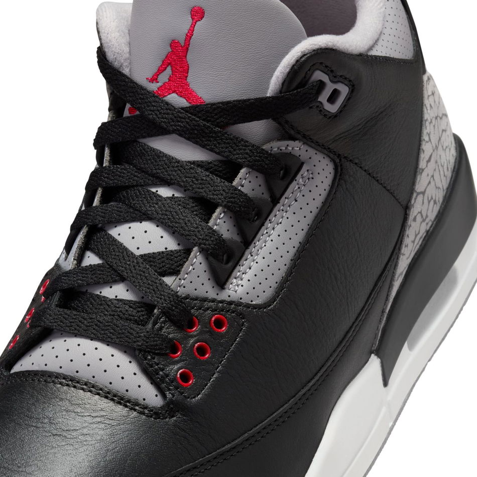 Air Jordan 3 Retro 'Black Cement' Erkek Basketbol Ayakkabısı