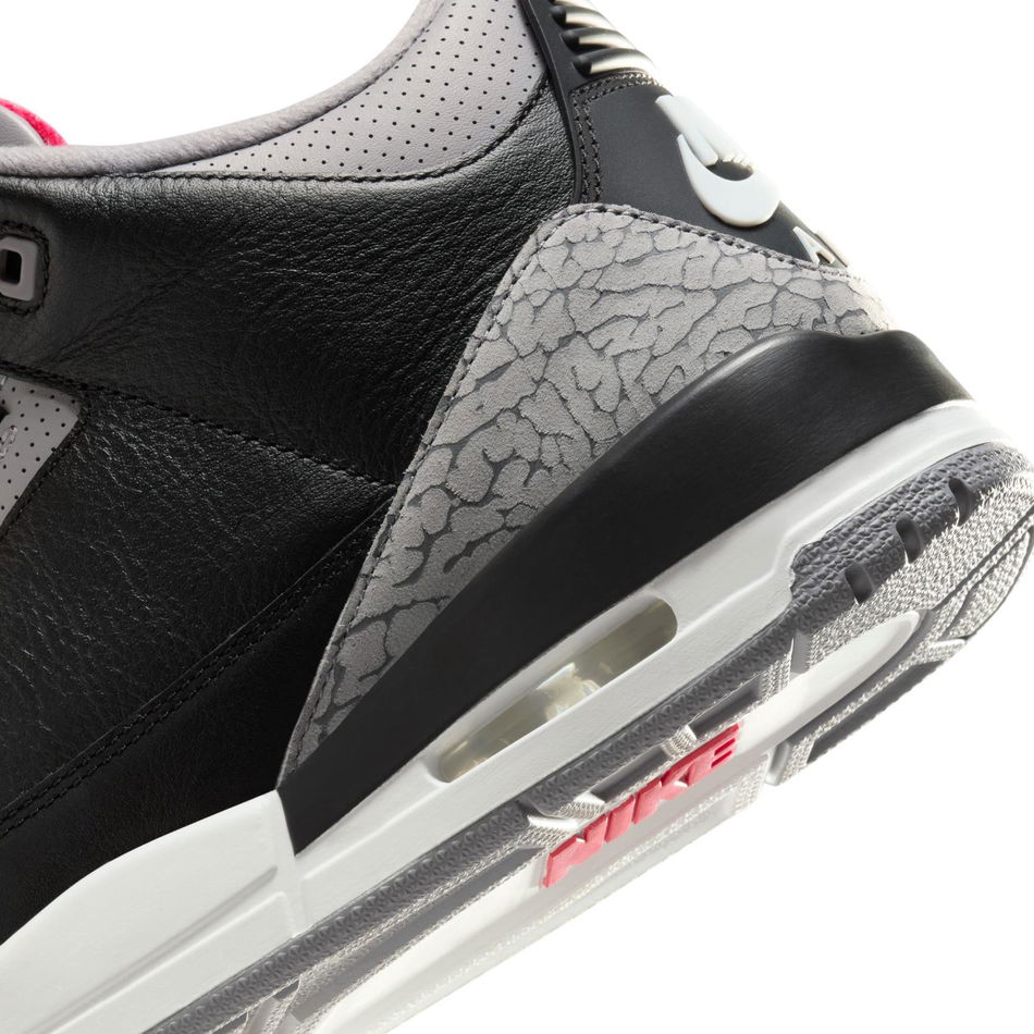 Air Jordan 3 Retro 'Black Cement' Erkek Basketbol Ayakkabısı