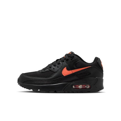 NIKE - Air Max 90 Mesh Gs Siyah Sneaker Ayakkabı