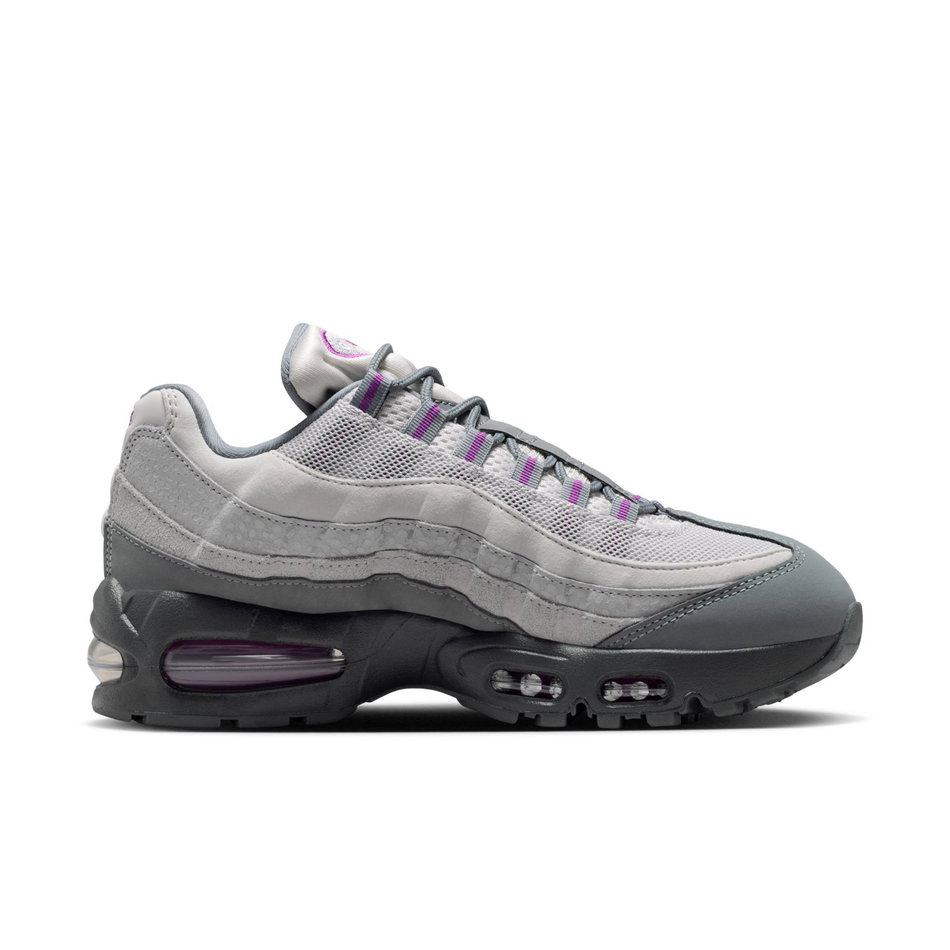 Air Max 95 Big Bubble Kadın Gri Sneaker Ayakkabı