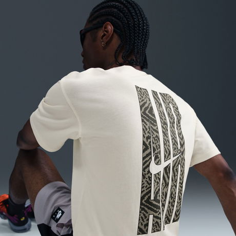 NIKE - Nike Air Max90 Tee Erkek Bej Tişört