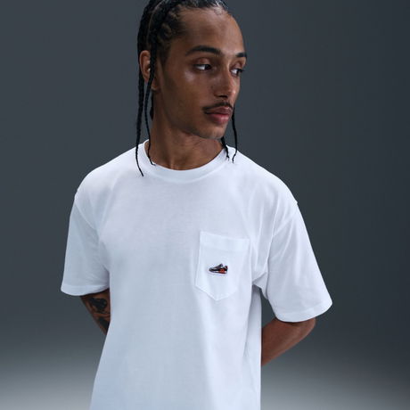NIKE - Air Max90 Tee Patech Erkek Beyaz Tişört
