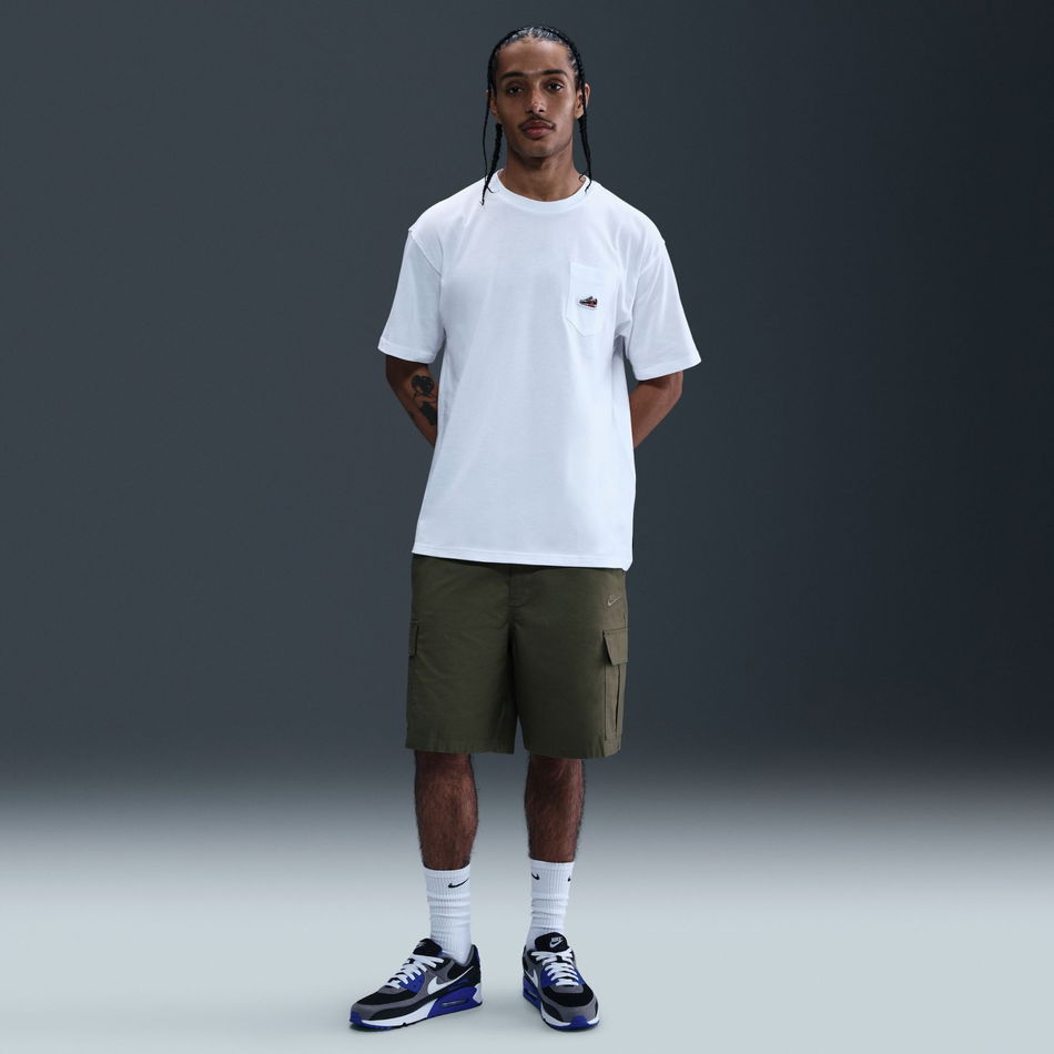 Air Max90 Tee Patech Erkek Beyaz Tişört