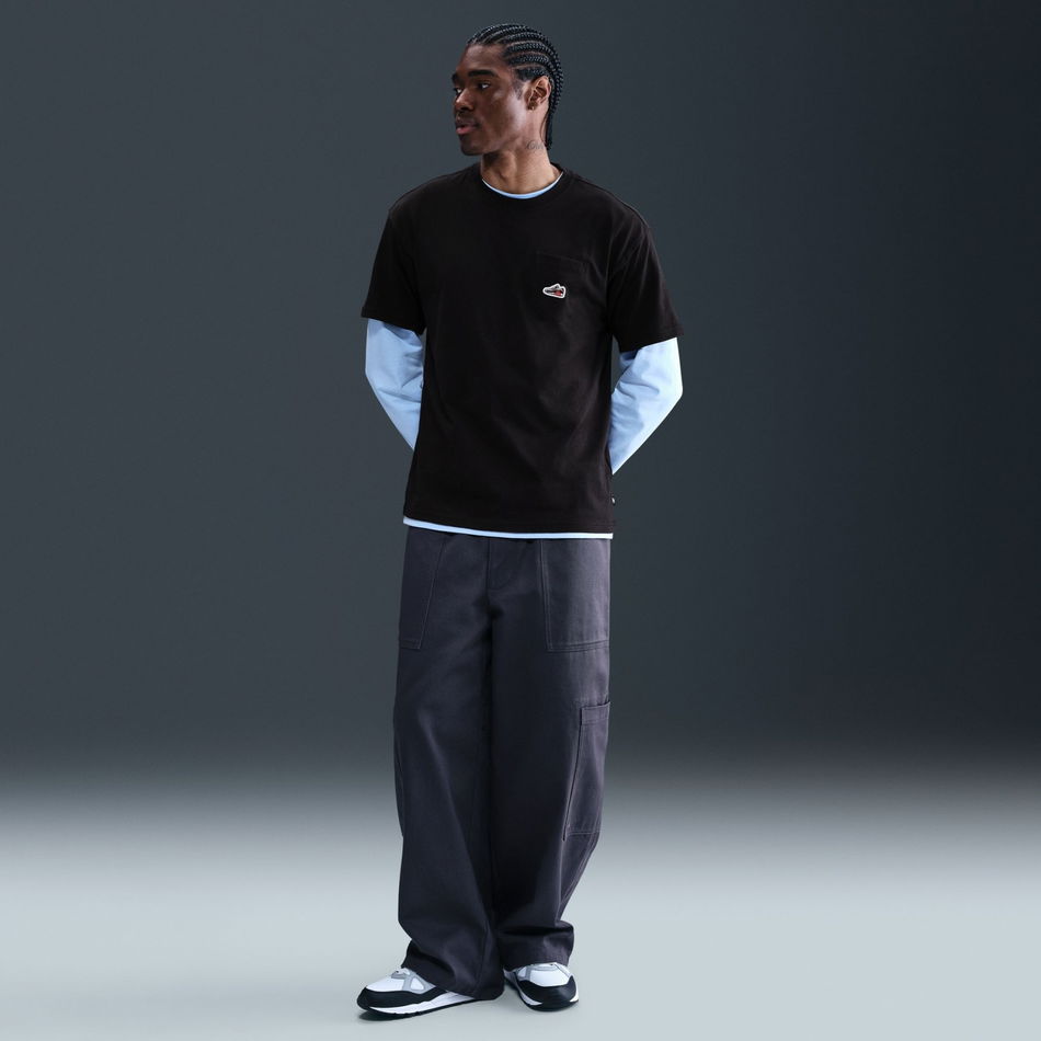 Air Max90 Tee Patech Erkek Siyah Tişört