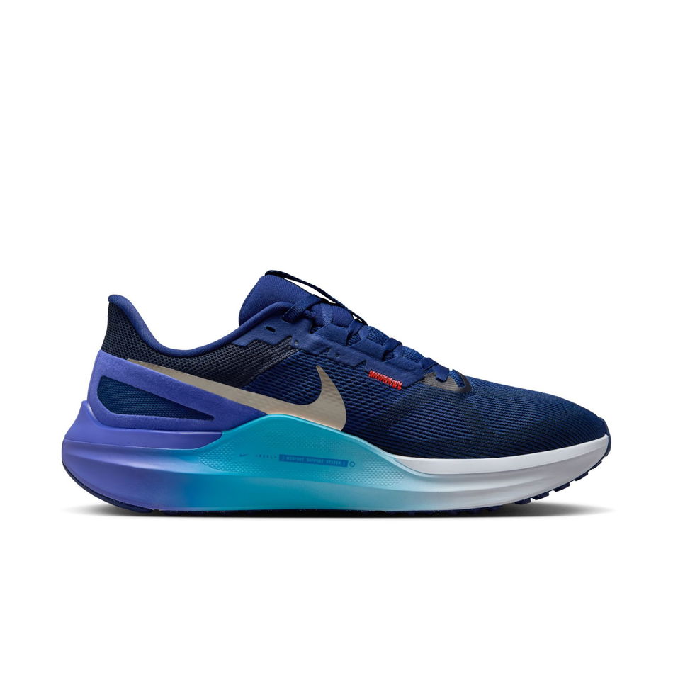 Air Zoom Structure 25 Erkek Mavi Koşu Ayakkabısı