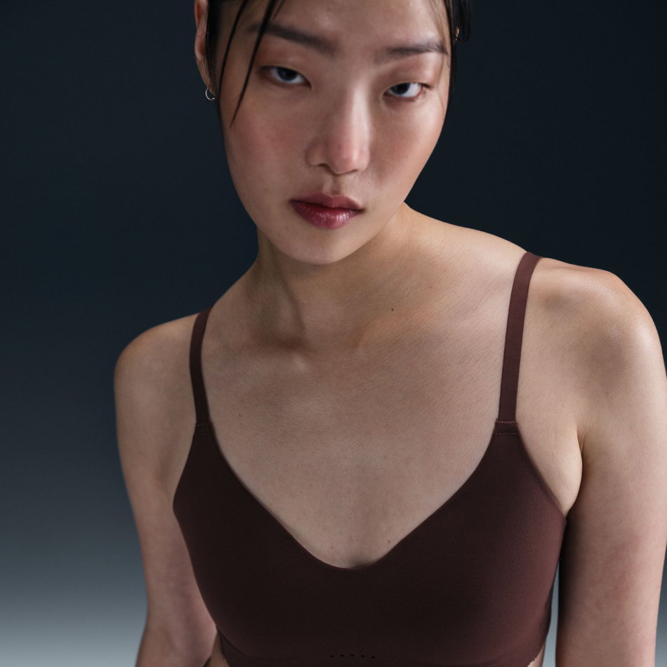Alate Minimalist LS Bra Kadın Kahverengi Sporcu Sütyeni